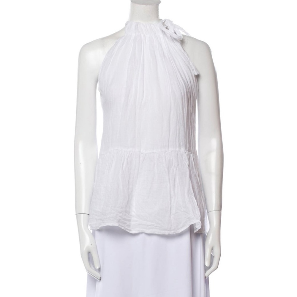 Dissh White Bow Tie Halter Top NEVER WORN